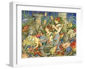 Morning in Atlantis-Linda Ravenscroft-Framed Giclee Print