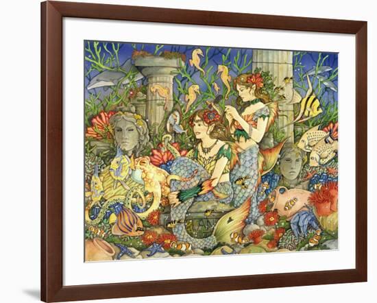 Morning in Atlantis-Linda Ravenscroft-Framed Giclee Print