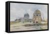 Morning in Jerusalem: the Mosque of Omar on the Shaded Side-Walter Spencer-Stanhope Tyrwhitt-Framed Stretched Canvas