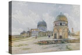 Morning in Jerusalem: the Mosque of Omar on the Shaded Side-Walter Spencer-Stanhope Tyrwhitt-Stretched Canvas