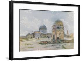 Morning in Jerusalem: the Mosque of Omar on the Shaded Side-Walter Spencer-Stanhope Tyrwhitt-Framed Giclee Print