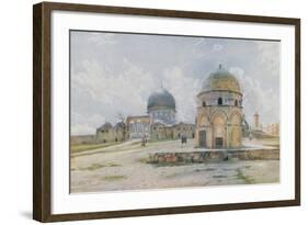 Morning in Jerusalem: the Mosque of Omar on the Shaded Side-Walter Spencer-Stanhope Tyrwhitt-Framed Giclee Print