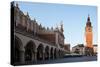 Morning in Krakow Main Market Square-palinchak-Stretched Canvas