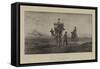 Morning in the Desert-Carl Haag-Framed Stretched Canvas