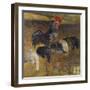 Morning in the hen house-Bernhard Dorotheus Folkestad-Framed Giclee Print