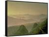 Morning in the Mountains-Caspar David Friedrich-Framed Stretched Canvas