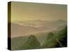 Morning in the Mountains-Caspar David Friedrich-Stretched Canvas