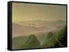 Morning in the Mountains-Caspar David Friedrich-Framed Stretched Canvas