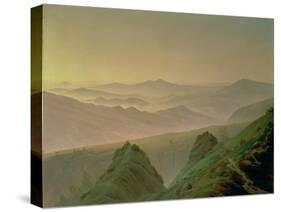 Morning in the Mountains-Caspar David Friedrich-Stretched Canvas