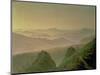 Morning in the Mountains-Caspar David Friedrich-Mounted Giclee Print