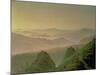 Morning in the Mountains-Caspar David Friedrich-Mounted Giclee Print