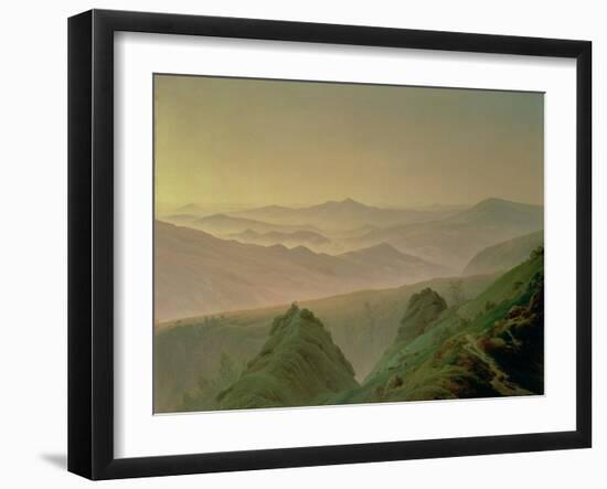 Morning in the Mountains-Caspar David Friedrich-Framed Giclee Print