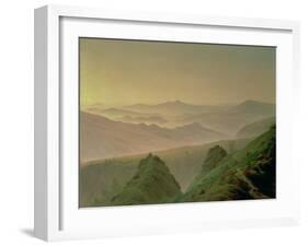 Morning in the Mountains-Caspar David Friedrich-Framed Giclee Print