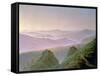 Morning in the Mountains-Caspar David Friedrich-Framed Stretched Canvas