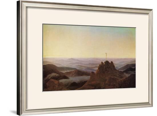 Morning in the Riesengebirge-Caspar David Friedrich-Framed Giclee Print