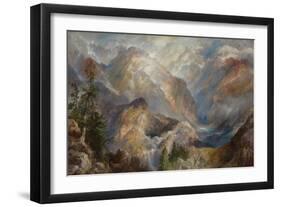 Morning in the Sierras, Nevada. 1910-Thomas Moran-Framed Giclee Print