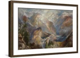 Morning in the Sierras, Nevada. 1910-Thomas Moran-Framed Giclee Print