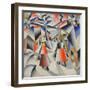 Morning in the Village after Snowstorm-Kasimir Severinovich Malevich-Framed Giclee Print