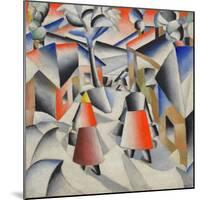 Morning in the Village after Snowstorm-Kasimir Severinovich Malevich-Mounted Giclee Print