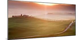 Morning in Val d'Orcia-Marcin Sobas-Mounted Photographic Print