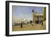 Morning in Venice-Jean-Baptiste-Camille Corot-Framed Art Print