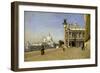 Morning in Venice-Jean-Baptiste-Camille Corot-Framed Art Print