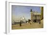 Morning in Venice-Jean-Baptiste-Camille Corot-Framed Art Print