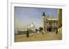 Morning in Venice-Jean-Baptiste-Camille Corot-Framed Art Print