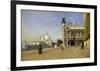 Morning in Venice-Jean-Baptiste-Camille Corot-Framed Art Print