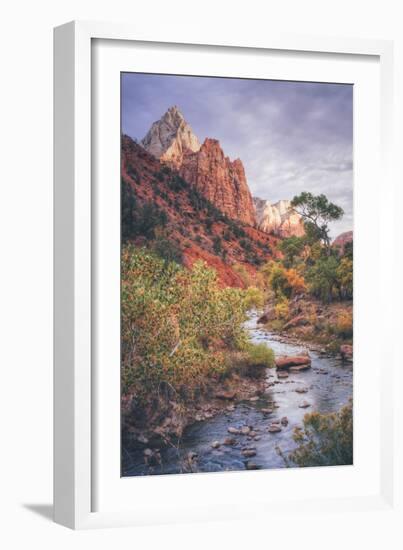 Morning in Zion Canyon, Southwest Utah-Vincent James-Framed Photographic Print