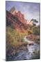 Morning in Zion Canyon, Southwest Utah-Vincent James-Mounted Photographic Print