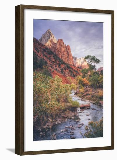 Morning in Zion Canyon, Southwest Utah-Vincent James-Framed Photographic Print