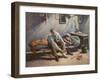 Morning Interior-Maximillian Luce-Framed Art Print