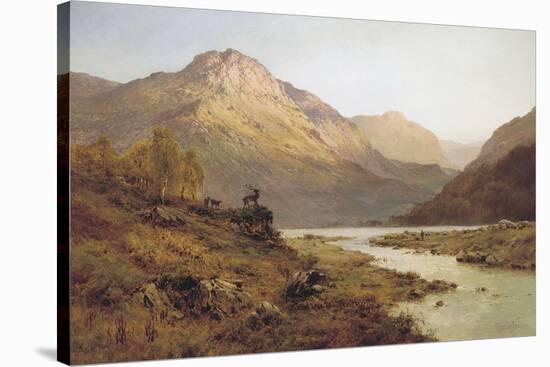 Morning, Inverness-Shire-Alfred De Breanski-Stretched Canvas