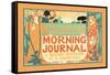 Morning Journal, A Modern Newspaper-null-Framed Stretched Canvas