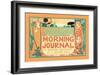 Morning Journal, A Modern Newspaper-null-Framed Art Print