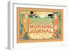 Morning Journal, A Modern Newspaper-null-Framed Art Print