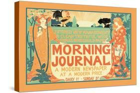 Morning Journal, A Modern Newspaper-null-Stretched Canvas