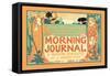 Morning Journal, A Modern Newspaper-null-Framed Stretched Canvas