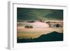 Morning Light and Fog, Petaluma Hills, Sonoma California-Vincent James-Framed Photographic Print