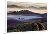 Morning Light and Misty Hills, Petaluma, Sonoma County, Northern California-Vincent James-Framed Photographic Print