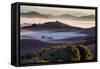 Morning Light and Misty Hills, Petaluma, Sonoma County, Northern California-Vincent James-Framed Stretched Canvas