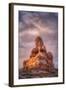 Morning Light and Navajo Sandstone Design-Vincent James-Framed Premium Photographic Print