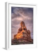 Morning Light and Navajo Sandstone Design-Vincent James-Framed Photographic Print