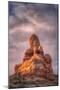 Morning Light and Navajo Sandstone Design-Vincent James-Mounted Photographic Print