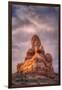 Morning Light and Navajo Sandstone Design-Vincent James-Framed Photographic Print