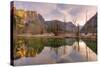 Morning Light and Valley Reflections, Yosemite-Vincent James-Stretched Canvas