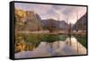 Morning Light and Valley Reflections, Yosemite-Vincent James-Framed Stretched Canvas