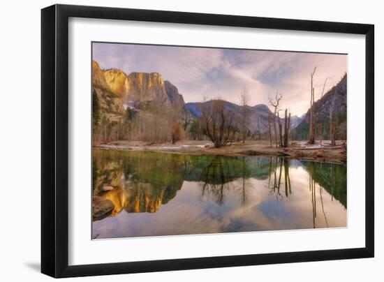 Morning Light and Valley Reflections, Yosemite-Vincent James-Framed Photographic Print