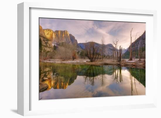 Morning Light and Valley Reflections, Yosemite-Vincent James-Framed Photographic Print